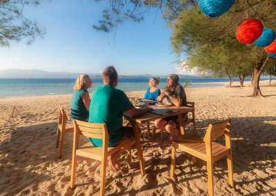 Private Dining at Saronde Beach Villa